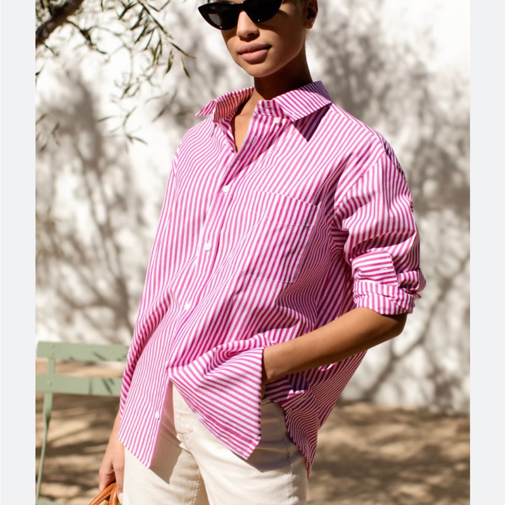 Pink Striped woman’s Shirt